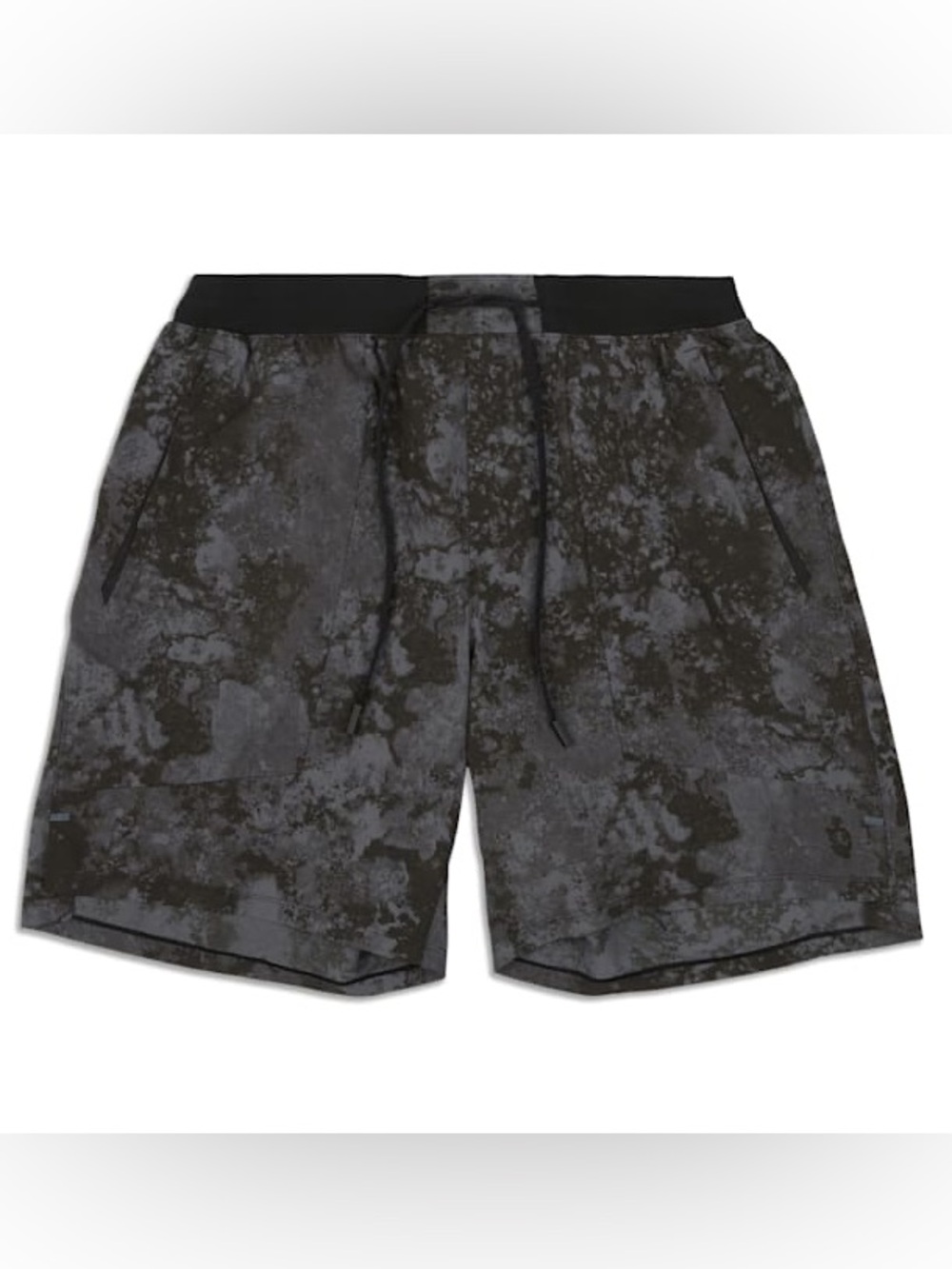 Lululemon Mens License to Train Shorts 7” Color Tactile Print Anchor Black Small